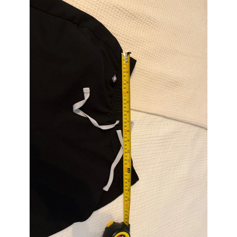 FIGS Tansen‎ Jogger Scrub Pants Black Mens Small 30x29.5 Stretch EUC
